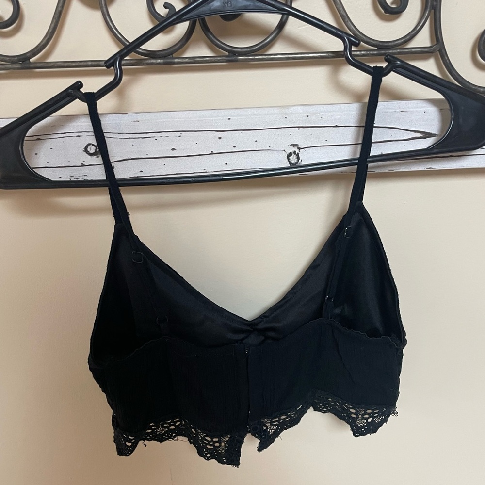 Pac Sun L.A. Hearts Brand black crop top/bralette. Size small. - Picture 3 of 6